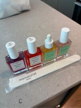 Manucurist Nail Care Set — grape, cranberry, serum, masque sos, & nail file